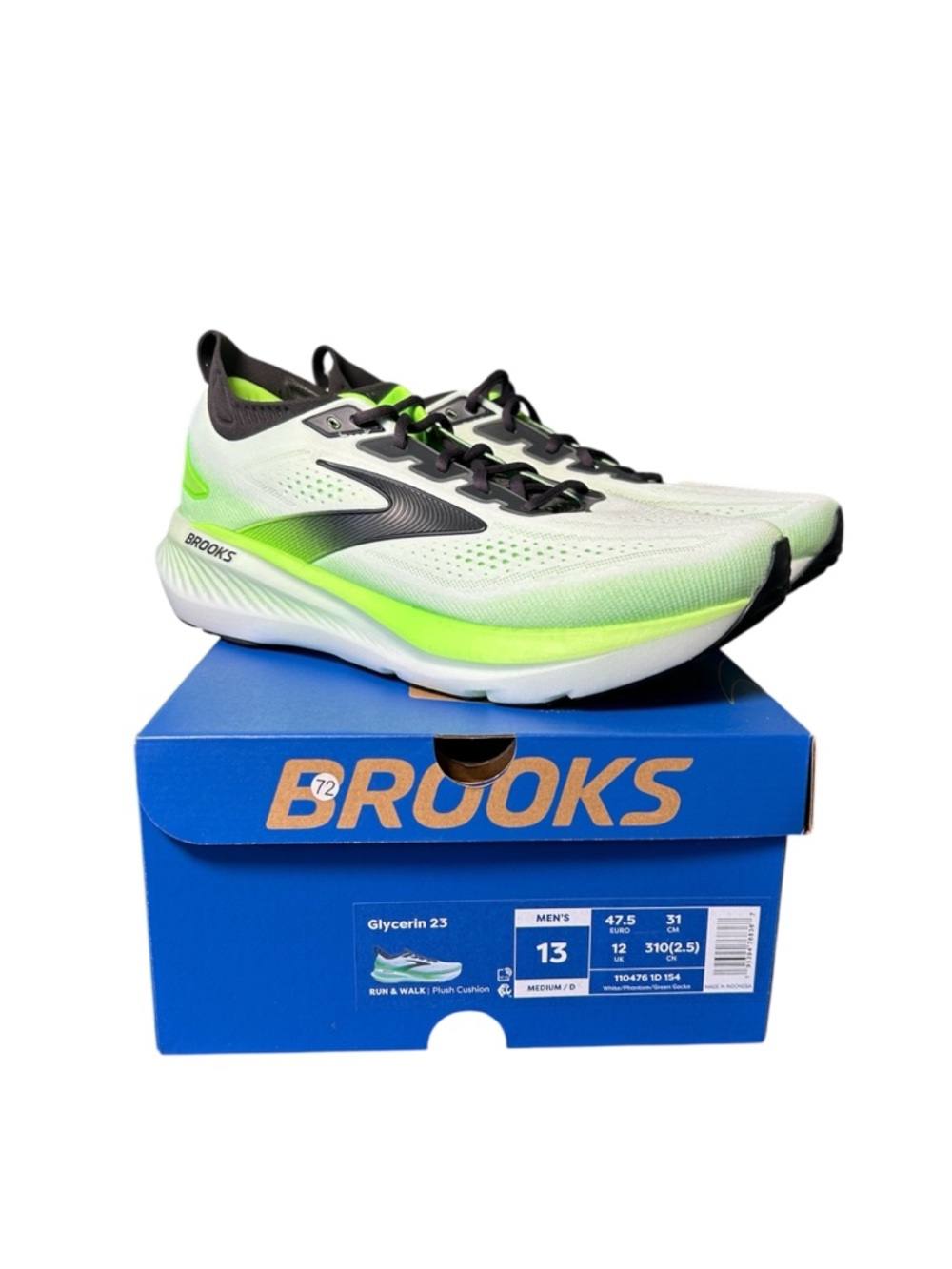 Brooks Glycerin 23 Men’s Size 13 D Running Shoes Cushion Athletic Sneakers